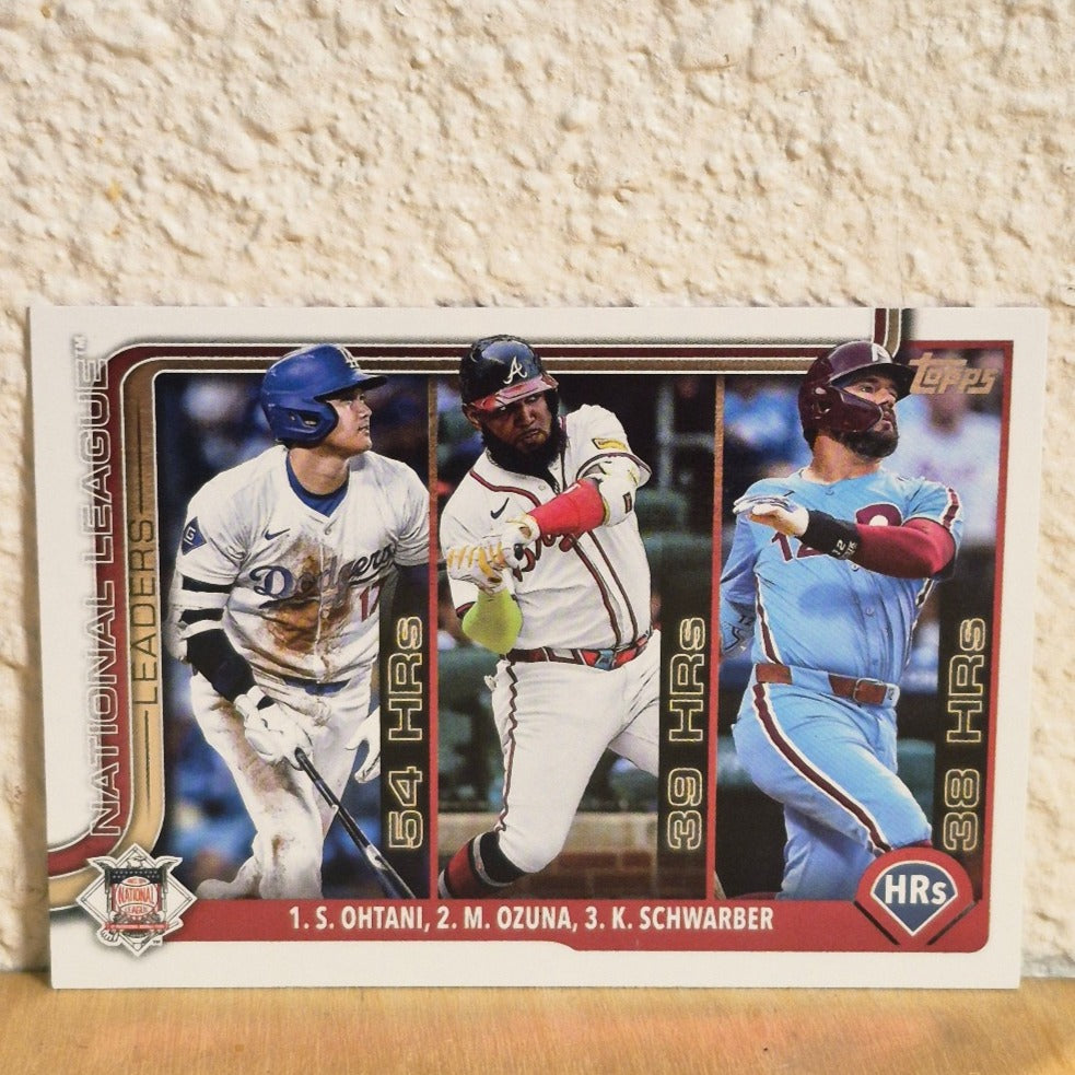 2025 TOPPS SERIES 1 NATIONAL LEAGUE 2024 HOME RUN LEADERS SHOHEI OHTANI #144