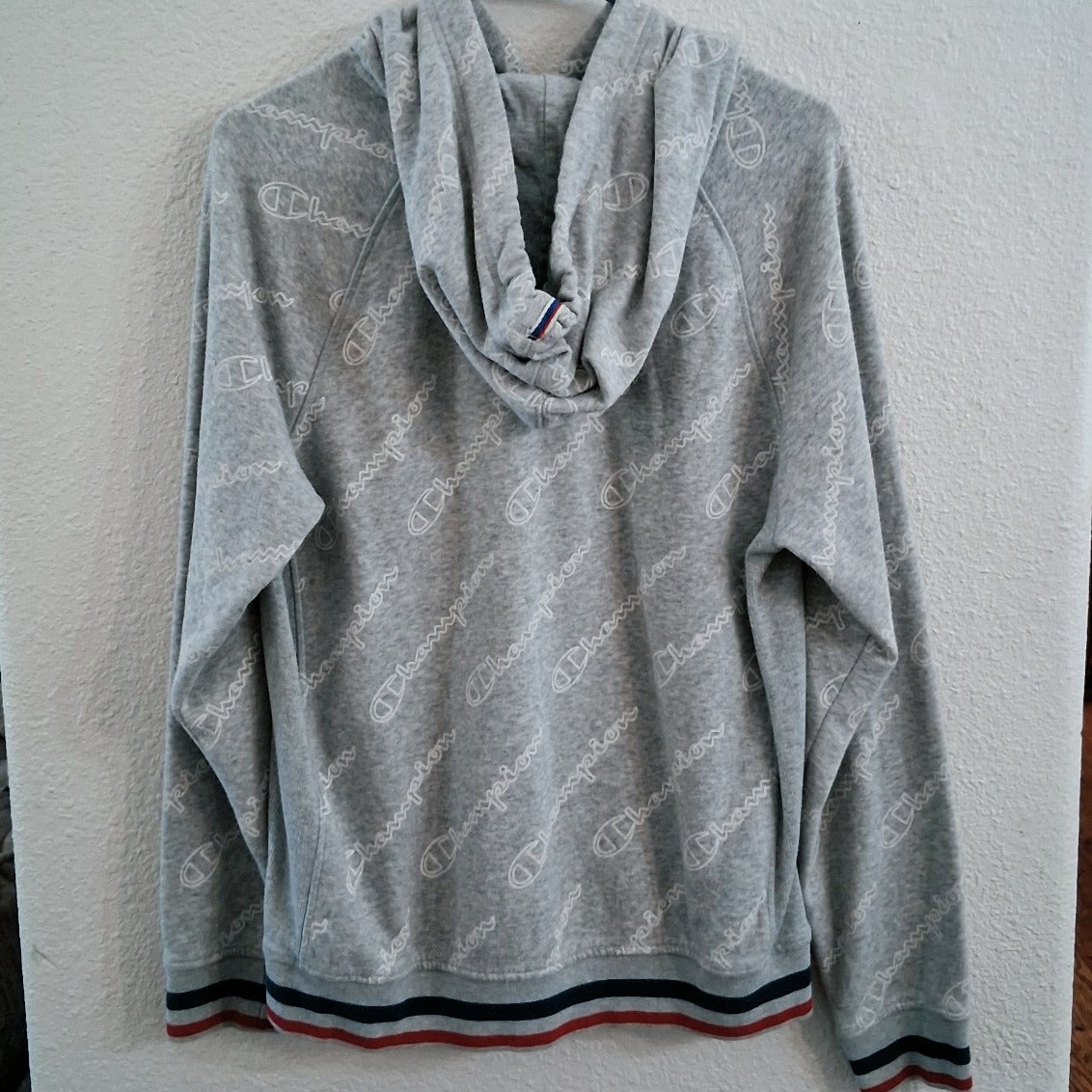 CHAMPION GRAY LOGO WOMENS SWEATSHIRT HOODIE SIZE LARGE NEW WITHOUT TAGS
