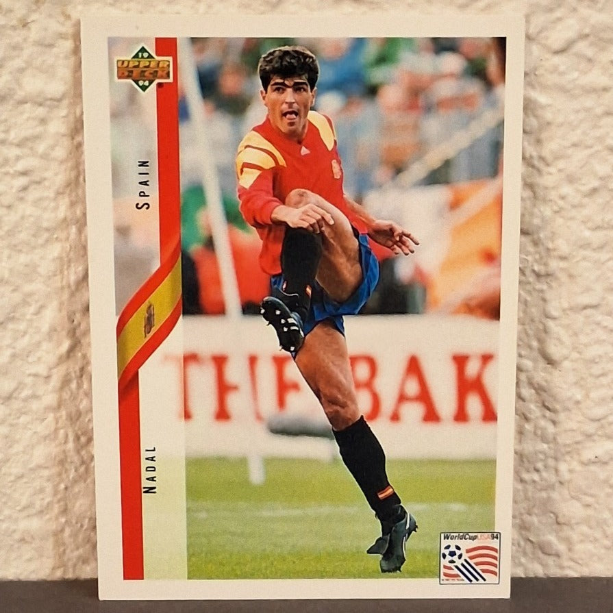 1994 UPPER DECK WORLD CUP USA 94 NADAL TEAM SPAIN #196
