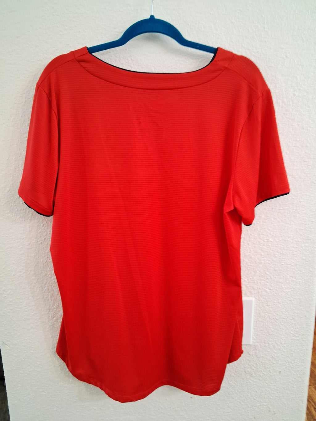 WOMENS LOS ANGELES ANGELS RED TEAM LOGO JERSEY T-SHIRT MLB XXL