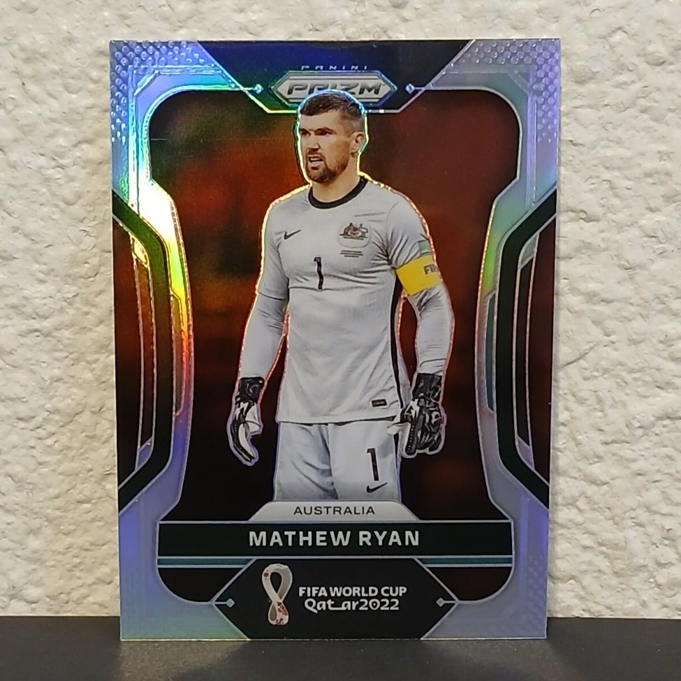 2022 PANINI PRIZM FIFA WORLD CUP QATAR MATHEW RYAN SILVER PRIZM #286 AUSTRALIA