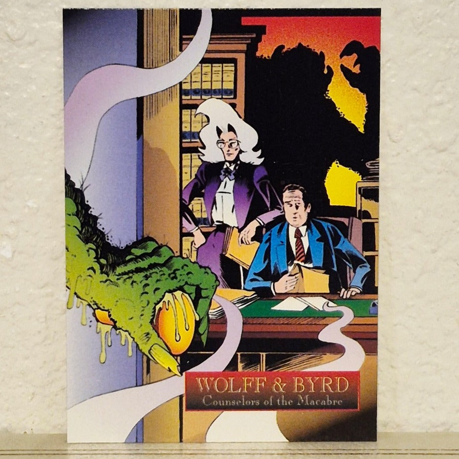 1993 TOPPS SATANS SIX COMIC WOLFF & BYRD PROMO CARD #0