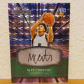 2021-22 WILD CARD ALUMINATION MAX CHRISTIE HOLO LUX AUTOGRAPH ROOKIE #ABC-A 9/12