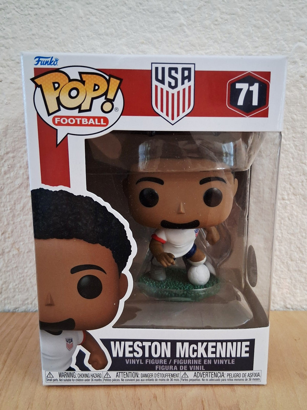 2026 FUNKO POP SOCCER TEAM USA WESTON MCKENNIE VINYL FIGURE #71