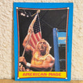 1987 TOPPS WWE RINGSIDE ACTION HULK HOGAN AMERICAN MADE #25
