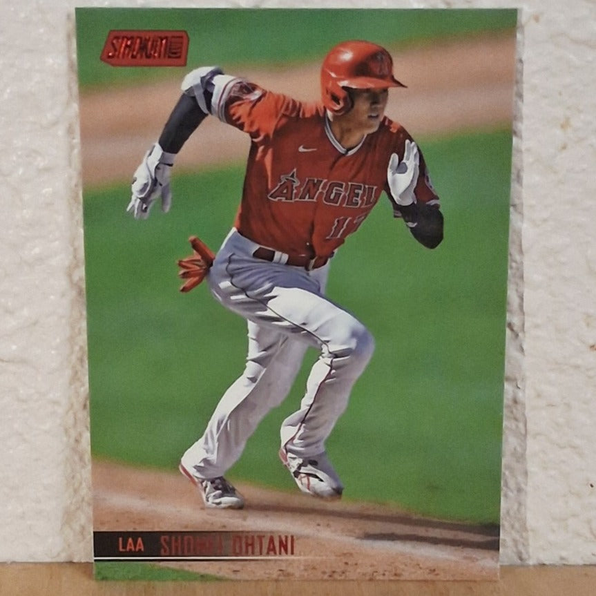 2021 TOPPS STADIUM CLUB SHOHEI OHTANI RED FOIL PARALLEL CARD #37