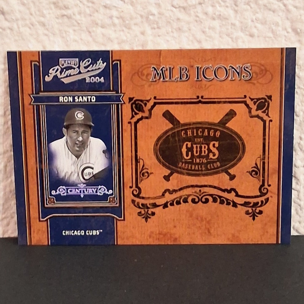 2004 PLAYOFF PRIME CUTS RON SANTO GOLD MLB ICONS #MLB-28 21/25 CHICAGO CUBS