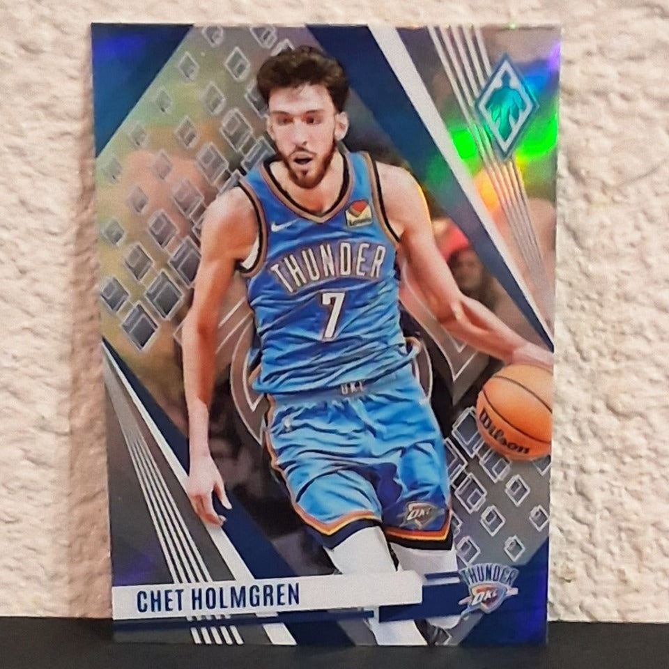 2023-24 PANINI PHOENIX CHET HOLMGREN SILVER PRIZM #82 OKLAHOMA CITY THUNDER