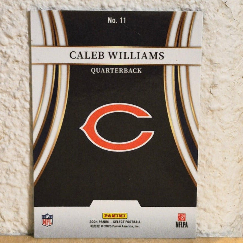 2024 PANINI SELECT CALEB WILLIAMS TURBOCHARGED ROOKIE CARD #11 CHICAGO BEARS