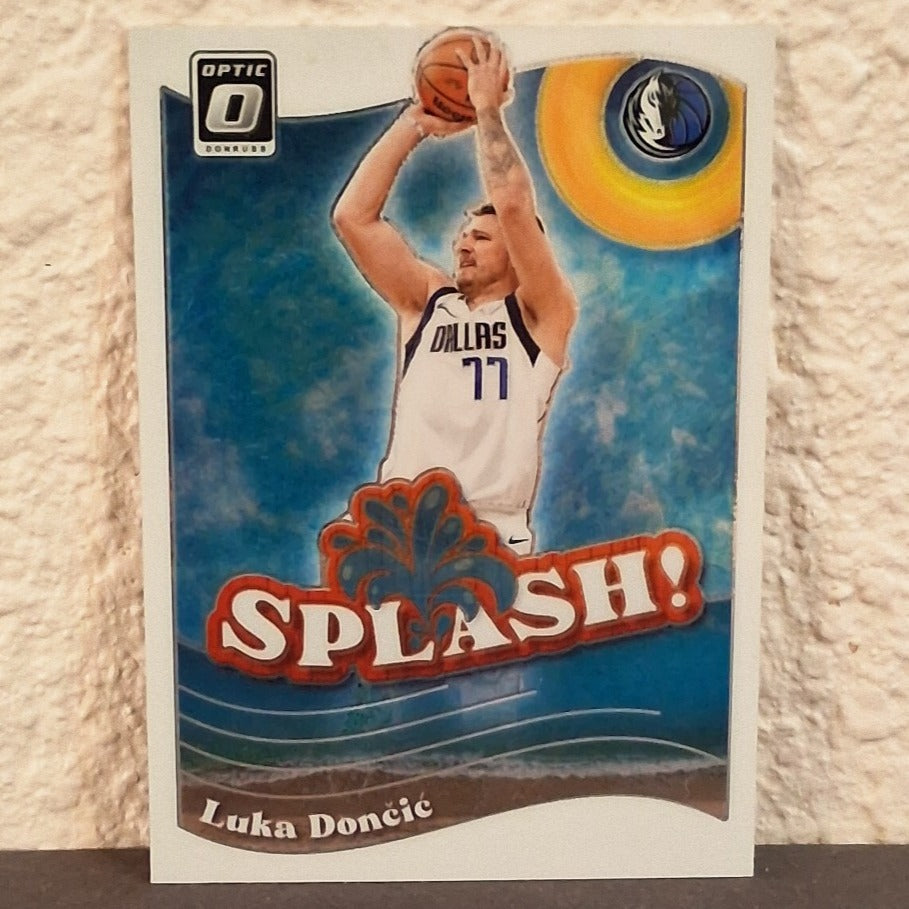 2023-24 PANINI DONRUSS OPTIC LUKA DONCIC SPLASH INSERT CARD #5