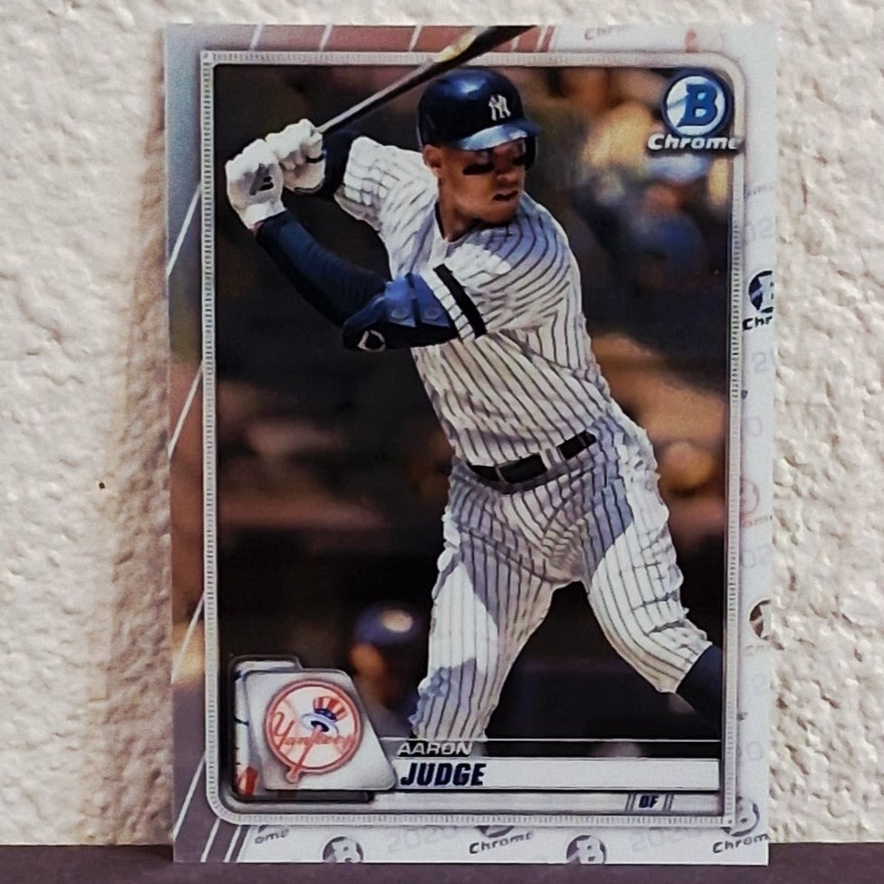 2020 BOWMAN CHROME BASEBALL AARON JUDGE #13 NEW YORK YANKEES