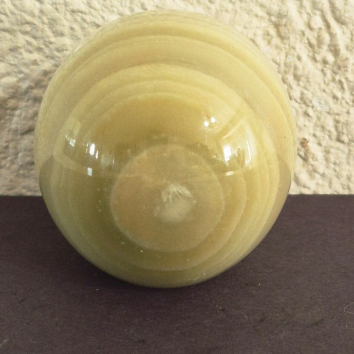 NATURAL POLISHED IMPERIAL AFHGAN JADE SPHERE CRYSTAL 205.8 GRAMS