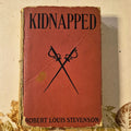 ANTIQUE BOOK KIDNAPPED ROBERT LEWIS STEVENSON HARDCOVER 1800'S