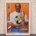 1993 UPPER DECK WORLD CUP 94 USA REGGIE JACKSON HONORARY CAPTAIN INSERT #HC1