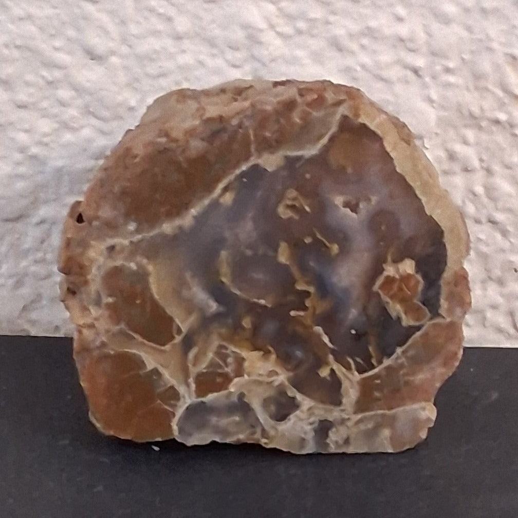 CUT POLISHED OREGON THUNDER EGG SLAB 68.1 GRAMS