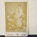 ANTIQUE VICTORIAN CABINET CARD PHOTO OF LADY HASTINGS IOWA FALLS