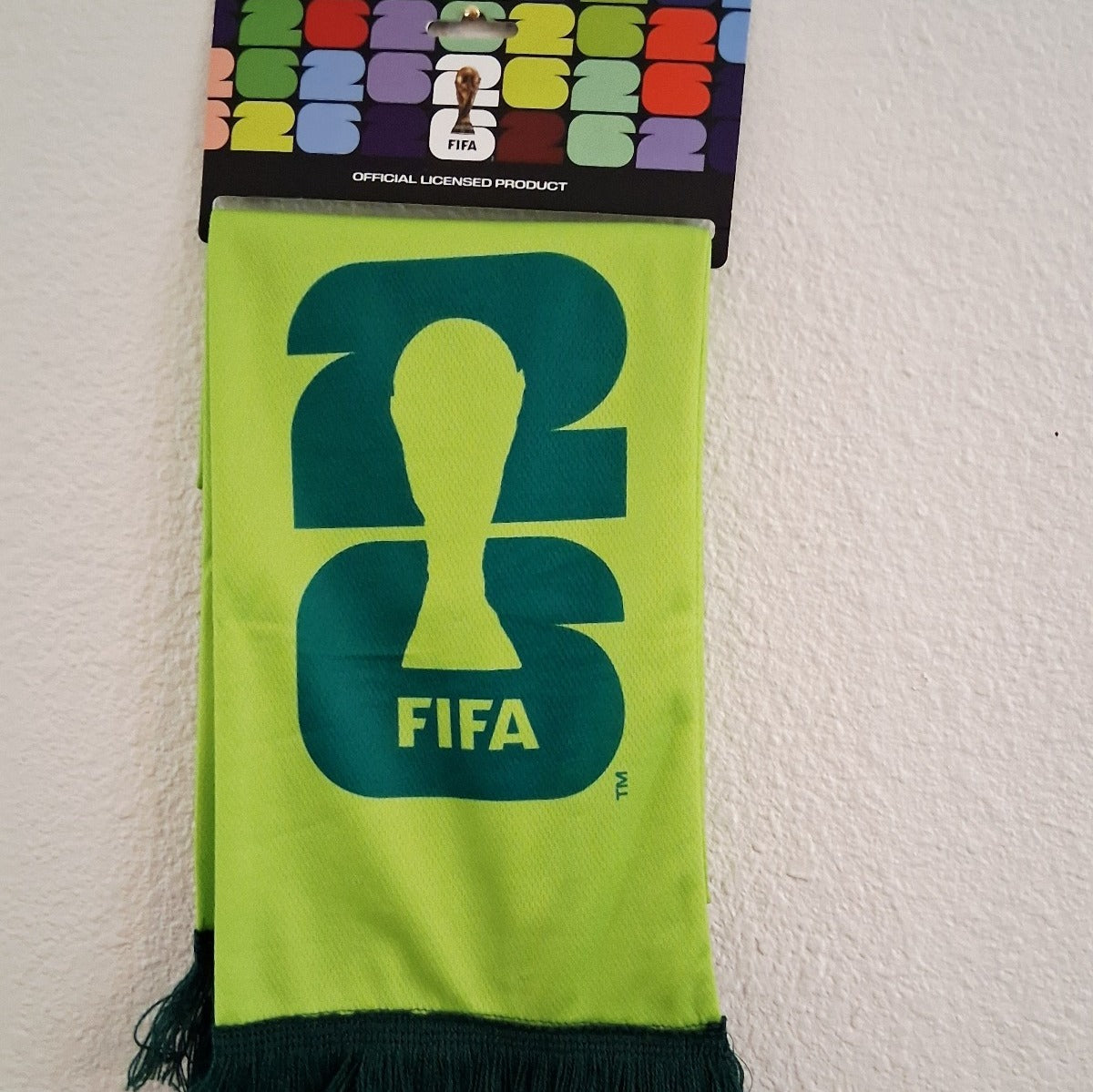 2026 FIFA WORLD CUP GREEN GOAL TEAM MEXICO FAN SCARF OFFICIALLY LICENSED