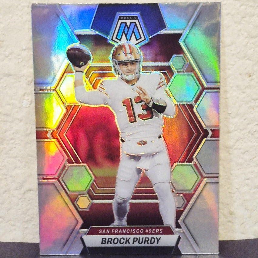 2023 PANINI MOSAIC BROCK PURDY SILVER PRIZM #211 SAN FRANCISCO 49ERS