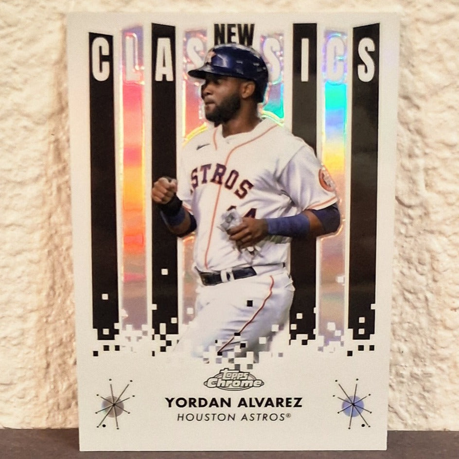 2022 TOPPS CHROME YORDAN ALVAREZ NEW CLASSICS REFRACTOR #RC-12 HOUSTON ASTROS