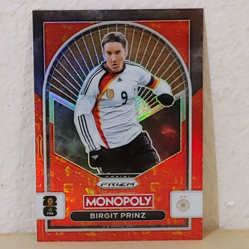 2026 PANINI PRIZM MONOPOLY FIFA WORLD CUP BRIGIT PRINZ ORANGE ICONS #88 GERMANY