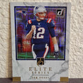 2018 PANINI DONRUSS ELITE SERIES TOM BRADY MOJO REFRACTOR SP INSERT CARD #ES-24