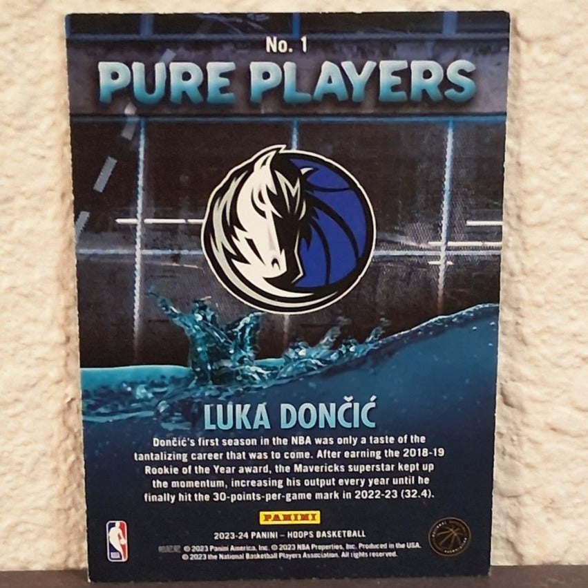 2023-24 PANINI NBA HOOPS LUKA DONCIC PURE PLAYERS #1 LOS ANGELES LAKERS