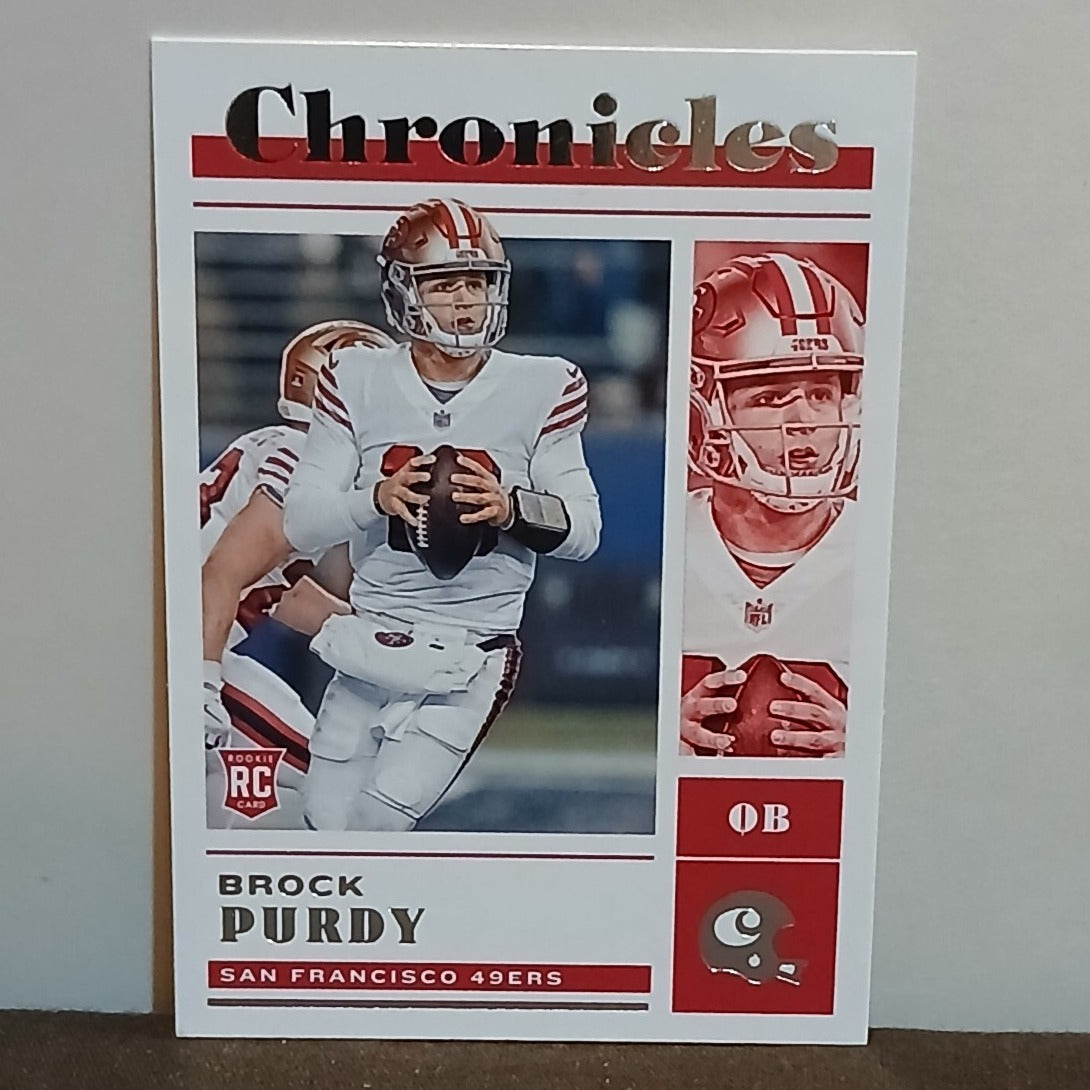 2022 PANINI CHRONICLES BROCK PURDY ROOKIE CARD #41 SAN FRANCISCO 49ERS