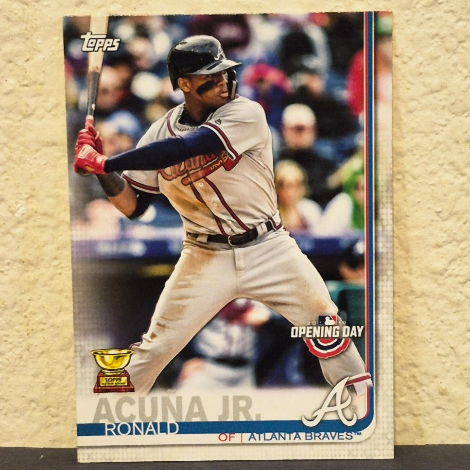 2019 TOPPS OPENING DAY RONALD ACUNA JR ALL STAR ROOKIE CARD #51 ATLANTA BRAVES