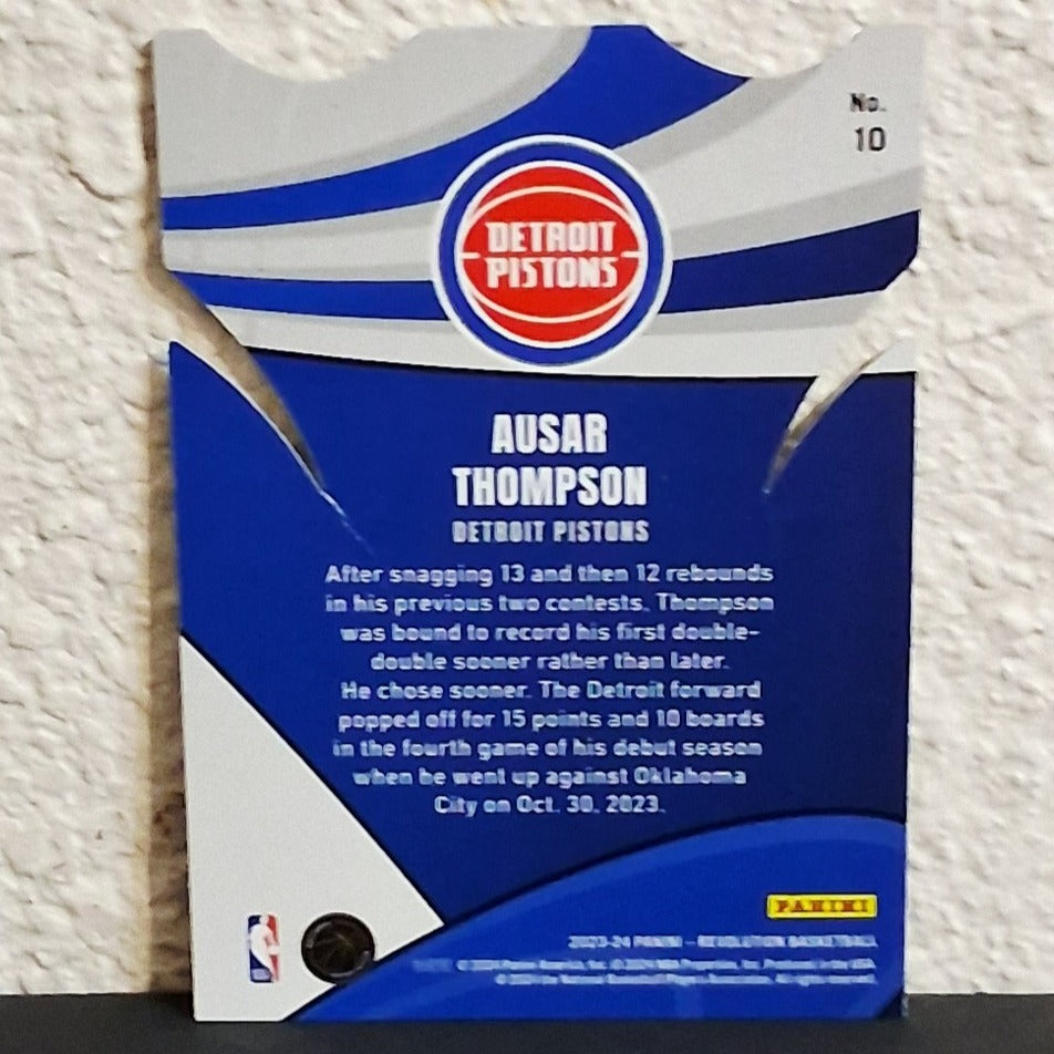 2023-24 PANINI REVOLUTION AUSAR THOMPSON LIFTOFF DIE CUT ROOKIE CARD #10