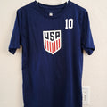 2026 TEAM USA MENS SOCCER CHRISTIAN PULISIC 10 JERSEY T-SHIRT MENS XL NAVY BLUE