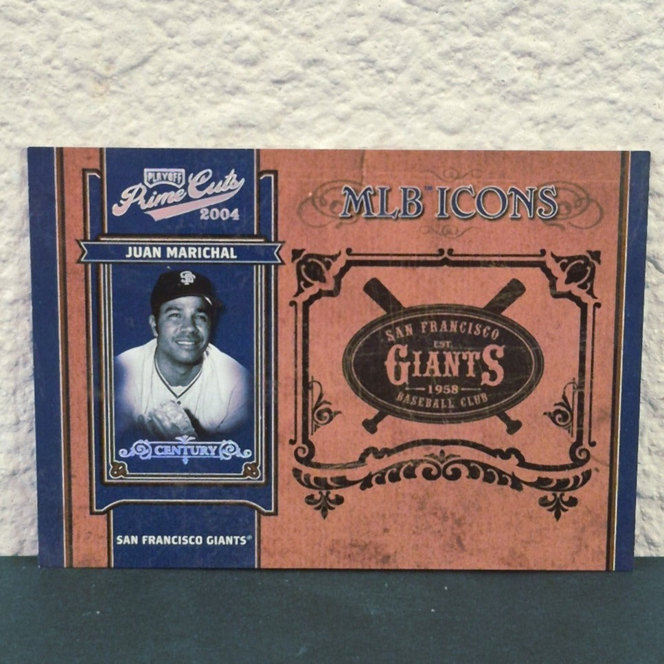 2004 PLAYOFF PRIME CUTS JUAN MARICHAL SILVER MLB ICONS SSP CARD #MLB-91 3/25