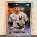 2022 TOPPS CHROME AARON JUDGE SSP PHOTO VARIATION REFRACTOR #99 NEW YORK YANKEES