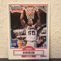 1989-90 FLEER BASKETBALL DAVID ROBINSON ROOKIE CARD #172 SAN ANTONIO SPURS