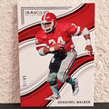 2023 PANINI IMMACULATE COLLECTION COLLEGIATE HERSCHEL WALKER RUBY SP #18 68/75