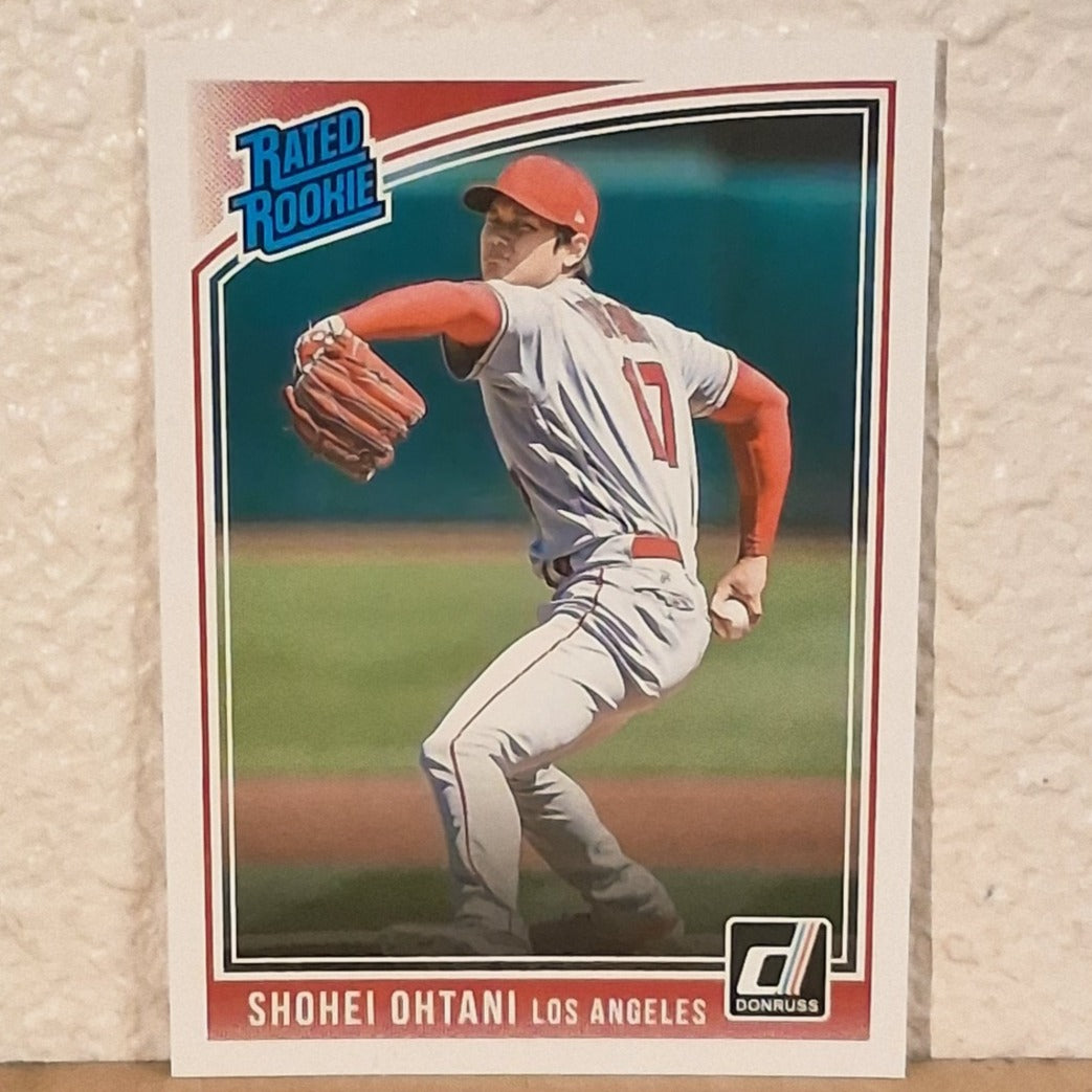 2018 PANINI DONRUSS RATED ROOKIE SHOHEI OHTANI WRAPPER REDEMPTION ROOKIE #281