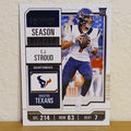 2023 PANINI CONTENDERS SEASON TICKET CJ STROUD ROOKIE CARD #40 HOUSTON TEXANS